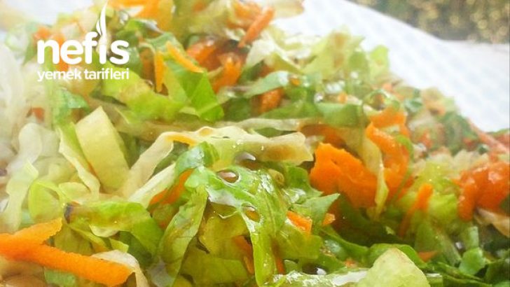 Havuçlu Marul Salatası