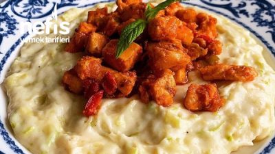 Kabak Beğendili Tavuk Yemeği