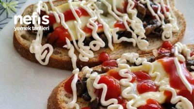 Mantarlı Çıtır Ekmek