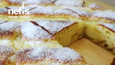 Muhallebili Elmalı Kek Tarifi (Videolu)
