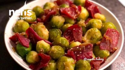 Pastırmalı Brüksel Lahanası