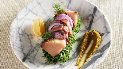 Pesto Soslu Lakerda