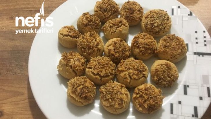Tahinli Cevizli Kurabiye