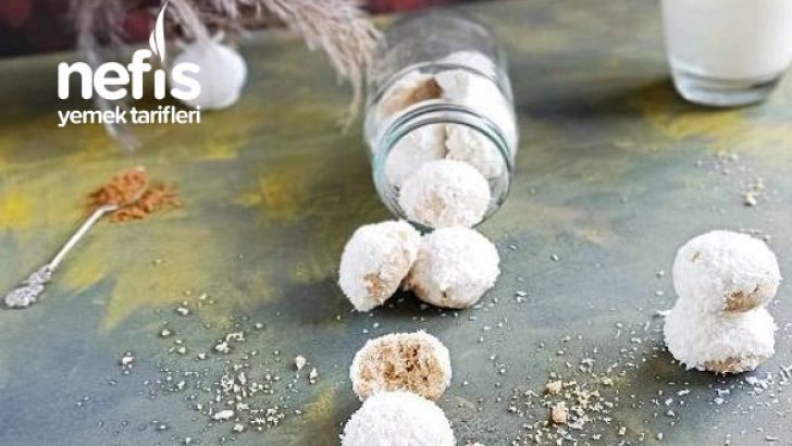 Türk Kahveli Hindistan Cevizli Kurabiye