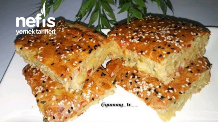 Tuzlu Sebzeli Peynirli Kek