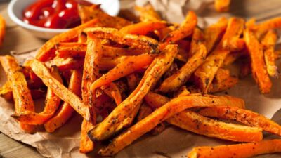 Airfry’Da Tatlı Patates Kızartması