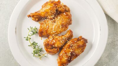 Airfryer’da Acılı Tavuk Kanatları