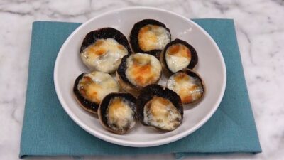 Airfryer’da Kaşarlı Mantar