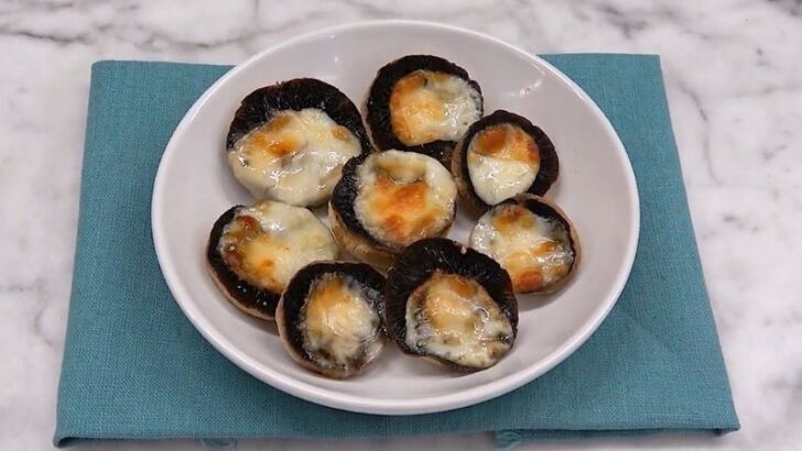Airfryer’da Kaşarlı Mantar