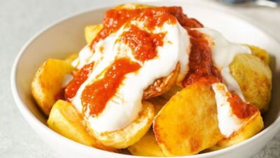 Airfryer’da Salsa Soslu Çıtır Patates