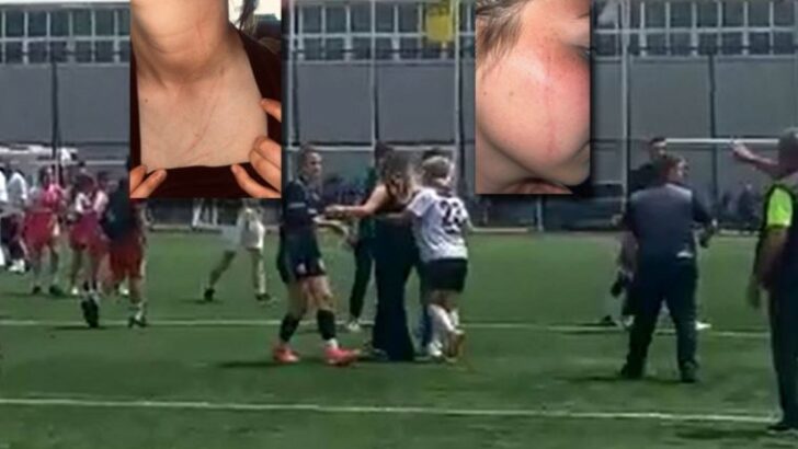 Amatör ligde taraftarlar, bayan futbolculara saldırdı