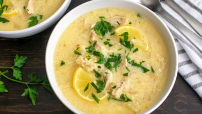 Avgolemono Çorbası
