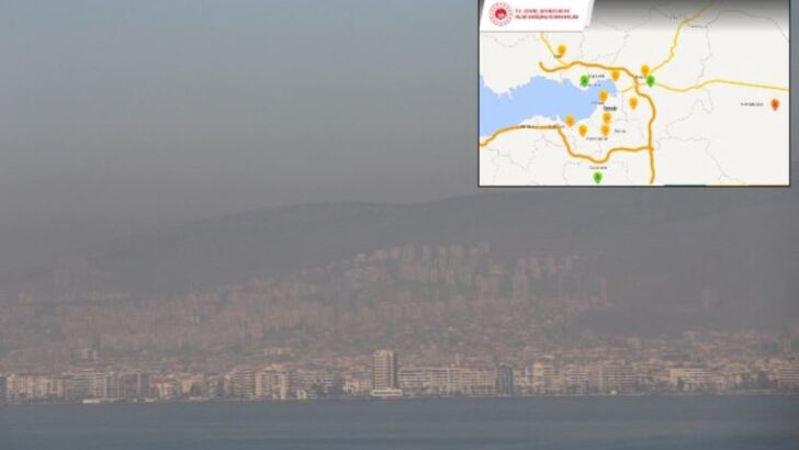 İzmir’in hava kalitesi ‘riskli’ düzeyde