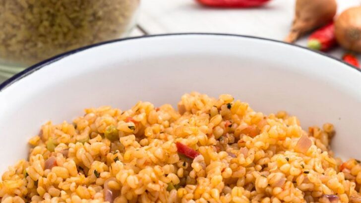 Kaymaklı Firikli Bulgur Pilavı