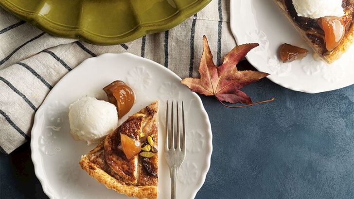 Kestane Kremalı Elmalı Tart