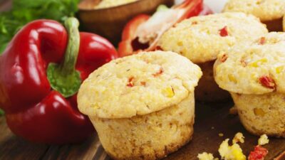 Köz Biberli Peynirli Muffin