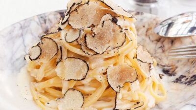 Linguni Al Tartufo (Yer Mantarlı Linguine)