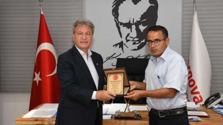 Malatya’dan Bornova Belediye Lideri İduğ’a teşekkür ziyareti
