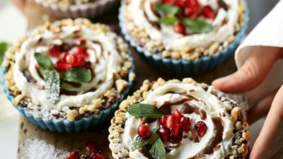 Mascarpone Kremalı Mini Tartlar