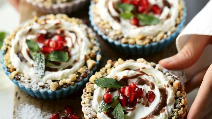 Mascarpone Kremalı Mini Tartlar