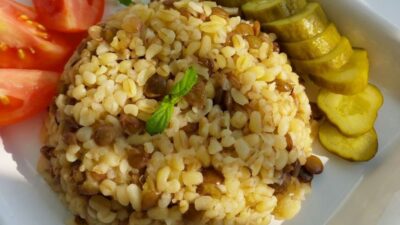 Mercimekli Bulgur Pilavı