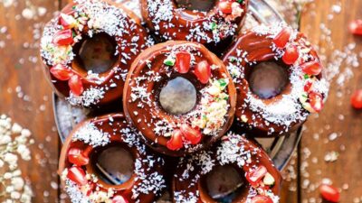 Narlı, Portakallı Ve Çikolatalı Donut
