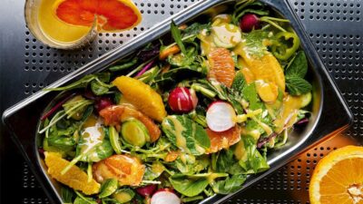 Portakallı Tahin Soslu Salata