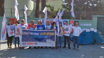 Eğitimciler kamp çadırı kurdu: Haklarımız gasp ediliyor