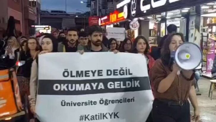 İzmir’de öğrenciler ayakta: Ölmeye değil okumaya geldik!