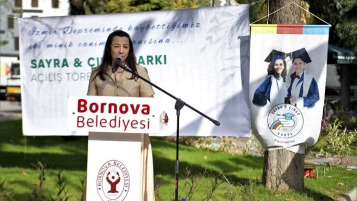 İzmir sarsıntısında ömrünü yitiren ikizlerin ismi Bornova’da yaşayacak