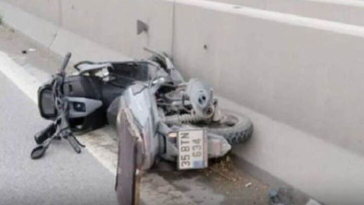 Acı olay… Arabanın çarptığı motokurye kurtarılamadı!