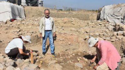 Yeşilova Höyüğü’nde 8 bin 200 yıllık atölye