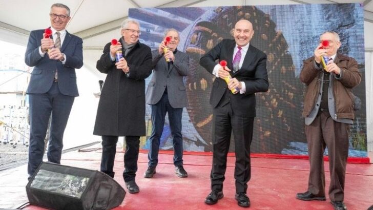 Buca Metrosu için ‘Köstebek’ hafriyata başladı