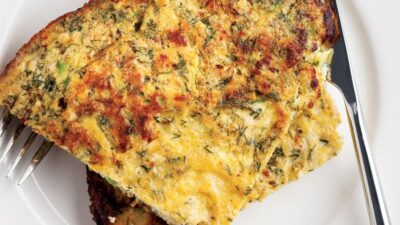 Kabaklı Ve Dereotlu Omlet