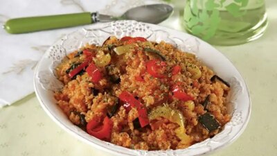 Sebzeli Bulgur Pilavı