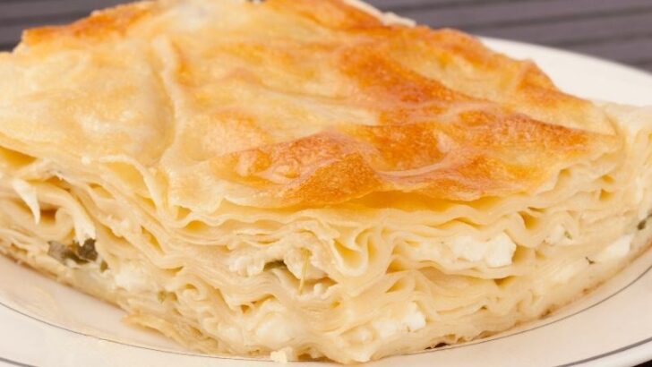 Hazır Yufkadan Su Böreği