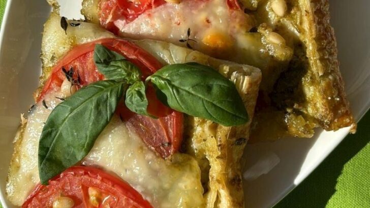 Pesto Soslu Pizza