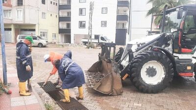 Canik’te Sağanak Yağışa Karşı Aktif Çaba