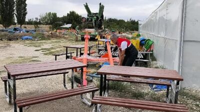 Deprem bölgesine Osmangazi eli