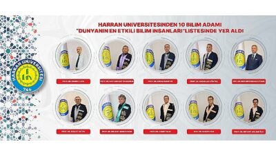 Harran Üniversitesinden 10 Bilim Adamı “Dünyanın En Tesirli Bilim İnsanları” Listesinde Yer Aldı