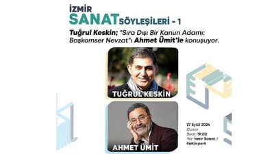 İzmir Sanat Söyleşileri’nin birinci konuğu Ahmet Ümit olacak