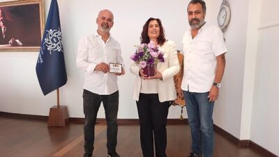 Lider Çerçioğlu’na Fenerbahçelilerden ziyaret