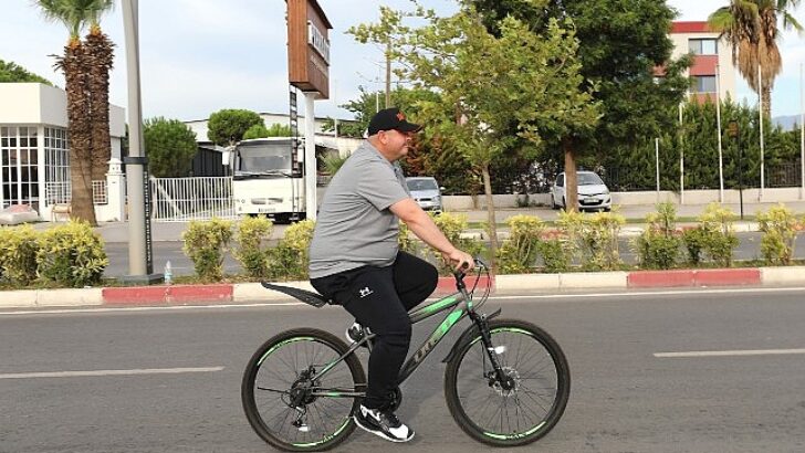 Lider Çiçek Pedal Çevirdi