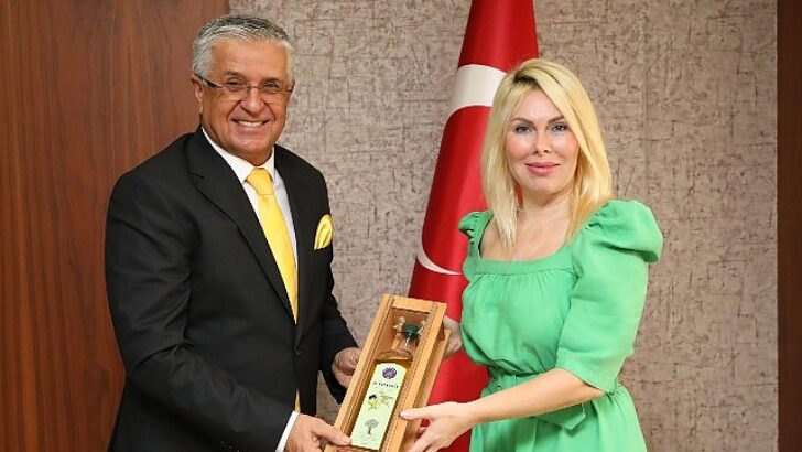 Lider Topaloğlu’ndan Rektör Özkan’a ziyaret
