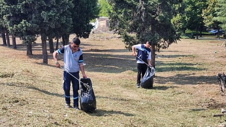 Park ve bahçelerde sonbahar paklığı