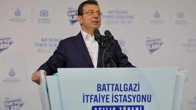 TBB ve İBB Başkanı Ekrem İmamoğlu, Sultanbeyli ve etraf ilçelere hizmet verecek Battalgazi Mahallesi İtfaiye İstasyonu’nu hizmete açtı