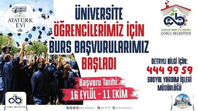 Yükseköğrenim Burs Yardımı Müracaatları Başladı