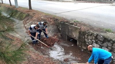 Ani yağışlara karşı mazgal ve menfez paklığı