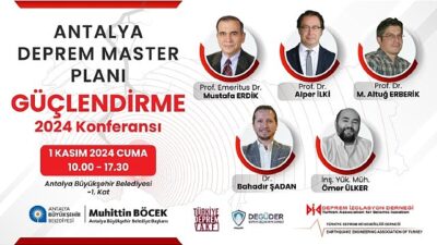 Antalya Büyükşehir Belediyesi’nin Sarsıntı Master Plan çalışmaları sürüyor