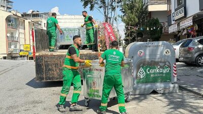 Çankaya Belediyesi “Tertemiz Çankaya” için çalışıyor.